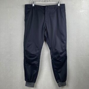 Kith Mercer Pants Joggers Navy Gray OG Ronnie Fieg‎ NYC Cotton USA Made Mens 33